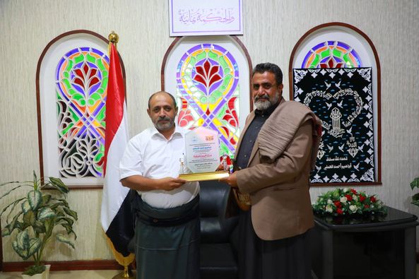 أمين عام المجلس الأعلى لإدارة الشؤون الإنسانية يلتقي محافظ البيضاء