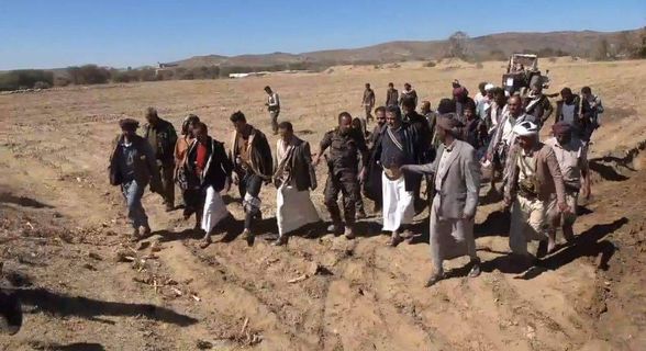 تدشين موسم زراعة القمح بمديرية ذي ناعم في البيضاء