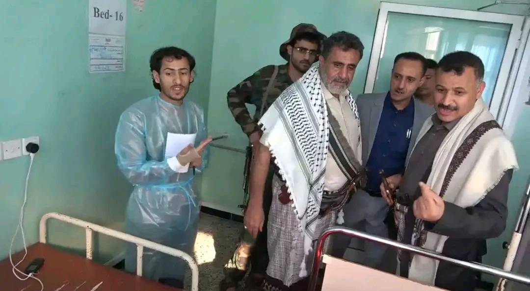 زيارة عيدية للجـ ـرحى في مستشفى الثورة العام بالبيضاء