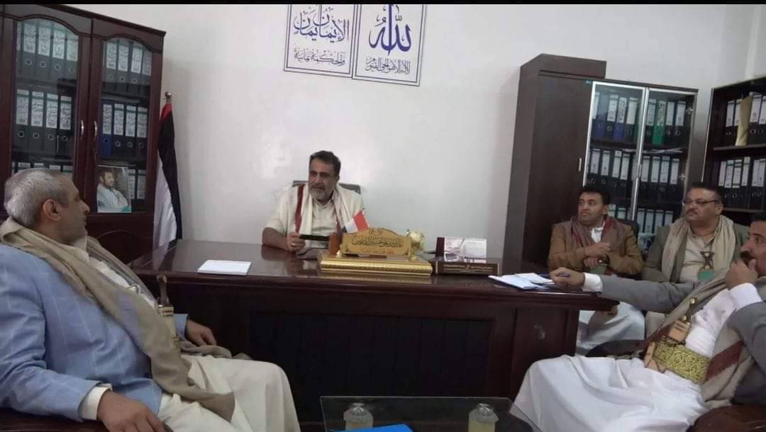 مناقشة الوضع التمويني لمادة الغاز في محافظة البيضاء