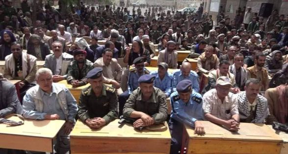 فعـ ـالية خطـ ـابية بذكرى استـ ـشهاد الإمام الحـ ـسين عليه الـ ـسلام بمدينة رداع بالبيضاء