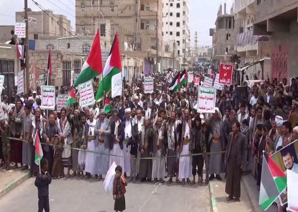 البيضاء مسـ ـيرات ووقـ ـفات تحت شـ ـعار "مع غـ ـزة جـ ـبهات الإسـ ـناد ثـ ـبات وجـ ـهاد"