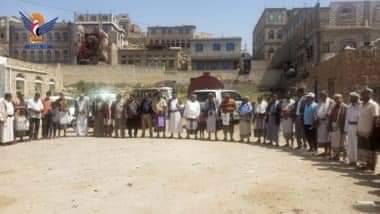 وقـ ـفة بمدينة البيضاء تبارك الإنجـ ـاز الأمنـ ـي في كشـ ـف الخلـ ـية التجسـ ـسية