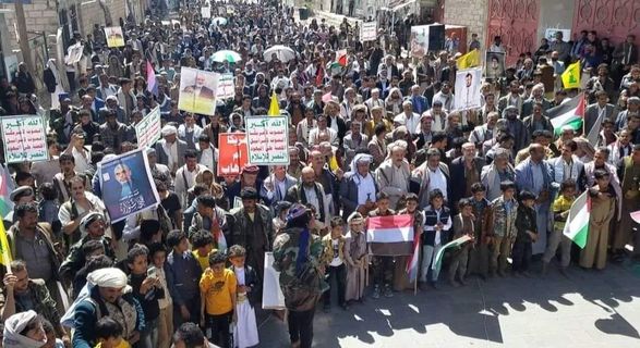 مسـ ـيرات حاشـ ـدة بالبيضاء تحت شـ ـعار " مع غـ ـزة ولبـ ـنان . جاهـ ـزون لأي تصـ ـعيد أمريـ ـكي صهـــ ـيوني" الجمعة، 29 ربيع الآخر 1446هـ الموافق 01 نوفمبر 2024
