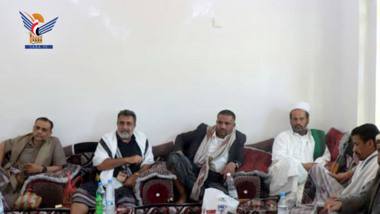 محافظ البيضاء يلتقي مشايخ ووجهاء عزلة مذوقين آل وهاش بريف البيضاء الثلاثاء، 14 ذو الحجة 1446هـ الموافق 10 يونيو 2025