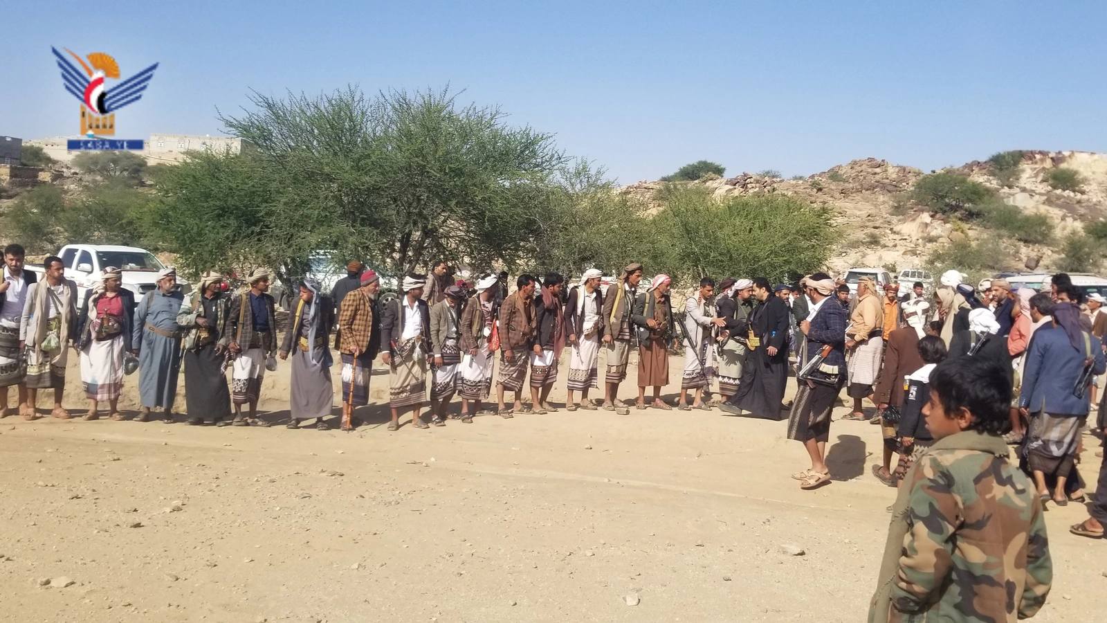 صلح قبلي ينهي قضية قـ ـتل بين آل عسل العواضي وآل عبدالله العواضي في ردمان بالبيضاء الأحد، 13 ربيع الآخر 1447هـ الموافق 05 أكتوبر 2025