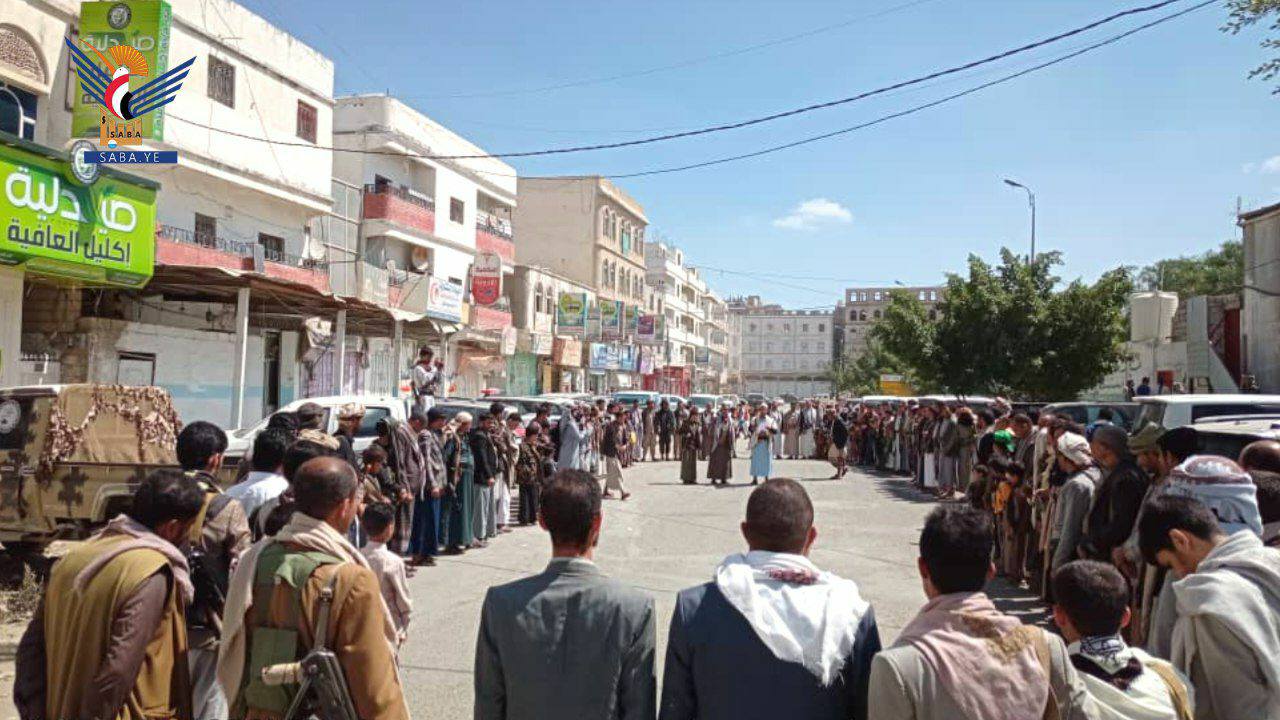 البيضاء .. وقفـ ـات جماهيرية وفاءً لدمـ ـاء الشـ ـهداء والجـ ـهوزية لمـ ـواجهة مخطـ ـطات الأعـ ـداء الجمعة، 02 جمادى الأولى 1447هـ الموافق 24 أكتوبر 2025