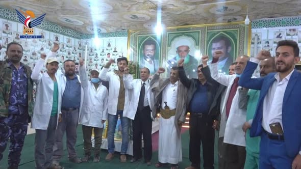 منتسبو مستشفى رداع المركزي ومكتب الصحة يزورون معرض وروضة الشـ ـهداء الأربعاء، 21 جمادى الأولى 1447هـ الموافق 12 نوفمبر 2025