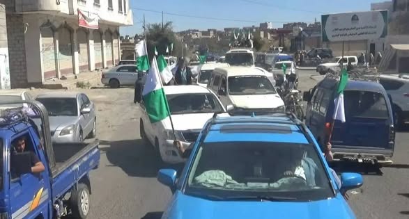 استقبال رسمي وشعبي كبير لنادي شباب البيضاء بعد تصدره لمجموعته وتاهله للدرجة الاولى