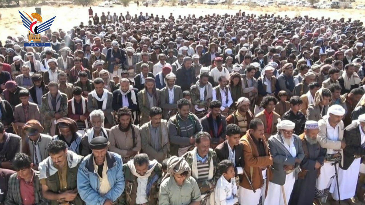 تشـ ـييع جثـ ـمان الفقـ ـيد الشيخ سواد العواضي بمديرية ردمان في البيضاء الأربعاء، 02 شعبان 1447هـ الموافق 21 يناير 2026