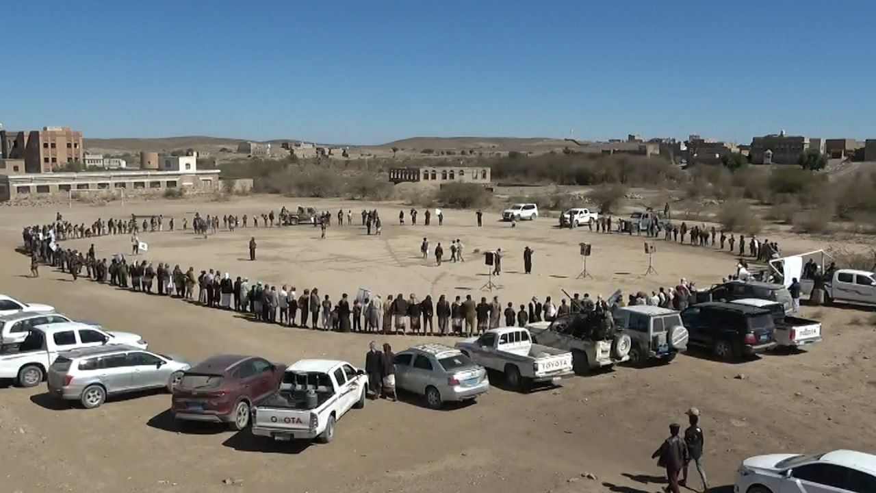 الصومعة - وقـ ـفة قـ ـبلية مسـ ـلحة اعـ ـلانا للنفـ ـير العام وتأكـ ـيدا على الجـ ـهوزية واستمرار التـ ـعبئة العامة والاستـ ـعداد لمـ ـواجهة جولة الصـ ـراع مع الاعـ ـداء