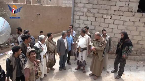 محافظ البيضاء يتفقد الأضرار الناجمة عن إنـ ـهيار منزل بمديرية العرش جراء الأمطار الاثنين، 18 شوال 1447هـ الموافق 06 أبريل 2026