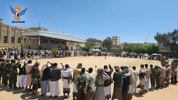 البيضاء.. وقفة قبـ ـلية مسـ ـلحة إحياءً للذكرى السنوية للصـ ـرخة الأربعاء، 05 ذو القعدة 1447هـ الموافق 22 أبريل 2026