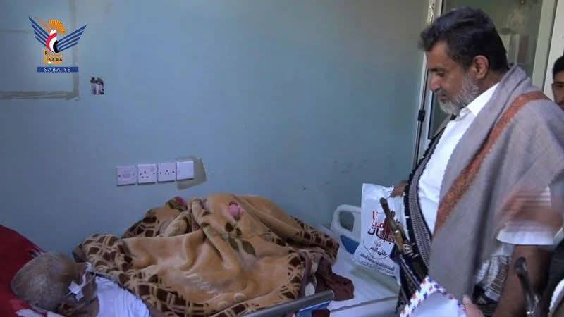 محافظ البيضاء يتفـ ـقد أحـ ـوال الجـ ـرحى والمرضى بهيئة مستشفى الثورة الأربعاء، 10 ذو الحجة 1447هـ الموافق 27 مايو 2026